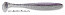 Приманка силиконовая DAIWA TOURNAMENT D`FIN 125мм.,PURPLE/PEARL