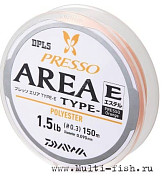 Леска полиэстер DAIWA PRESSO AREA T-E 150м, 0,104мм, 0,91кг, 2LB