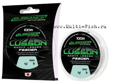 Леска ELEGANCE METHOD Lusson Shock Leader 100м, 0,23мм, 4,34кг
