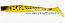 Виброхвосты Lucky John 3D BBS Series KUBIRA SWIM SHAD 9,0in, 229мм, цвет PG24, 1шт.