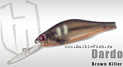 Воблер HERAKLES DARDO (Brown Killer)  crankbait,плавающий ,10,5гр/70мм до 2,0м