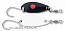 Блесна колеблющаяся Quantum Magic Trout Gambler с одинарным крючком 4,5гр., 40мм, 2шт. чёрный+белый
