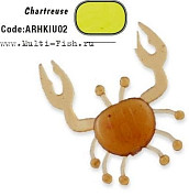 Силиконовая приманка HERAKLES Mr. CRAB (Chartreuse)
