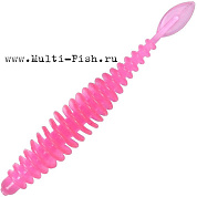 Мягкая приманка Quantum Magic Trout T-worm P-tail неон розовый с запахом сыра 1,5гр 6,5см 6 шт