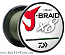 Леска плетеная DAIWA J-BRAID X8 3000м, 0.10мм, 6кг DARK GREEN