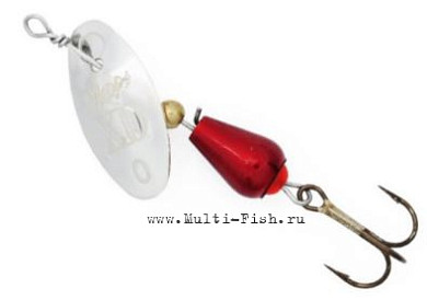 Блесна вращающаяся MEPPS XD Platium №3, 7гр., цвет AG/red