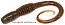 Червь FLAGMAN Helical 8" brown flash 5pc salmon