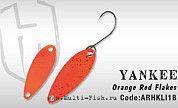 Блесна колеблющаяся HERAKLES YANKEE 3гр., Orange Red Flakes