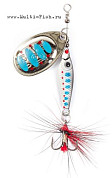 Блесна вращающаяся Lucky John TRIAN BLADE ROUND 06.0г 003 в блистере