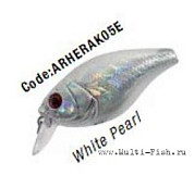 Воблер HERAKLES BOOB 60 (White Pearl) crankbait, плавающий, 6,5гр/60мм, до 0,8м