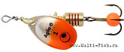 Блесна вращающаяся MEPPS Aglia-E-Brite №1, 3,5гр., цвет orange