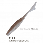 Слаг OWNER JR Minnow JRM-88 3,5" #911 Wakasagi w/Silver Flake 8,8см, 8шт.
