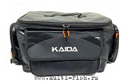 Сумка KAIDA черная (рисунок карбон) 45х22х32см