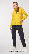 Костюм флисовый Alaskan женский Velona, цвет желтый/серый, размер XXL