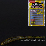 Слаг, съедобная резина Lucky John Pro Series WIGGLER WORM 2.3in (05.84)/PA19 9шт.