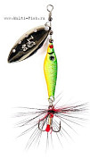 Блесна вращающаяся Lucky John TRIAN BLADE LONG 06.0г 008 в блистере