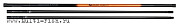 Ручка для подсачника GURU N-Gauge 400 Net Handle 3pc 4м