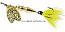 Блесна вращающаяся MEPPS Bug №2, 7гр., цвет may yellow