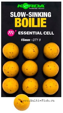 Имитационная приманка KORDA Plastic Wafter Essential Cell 15мм, 6шт.
