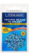 Бусины для монтажа COLMIC TECHNO BEAD 4 отверстия, XXL