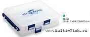 Коробка пластиковая COLMIC DOUBLE HORIZON MEDIUM двойная, 20х15,5х4,8см