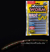 Слаг, съедобная резина Lucky John Pro Series WIGGLER WORM 2.3in (05.84)/S21 9шт.