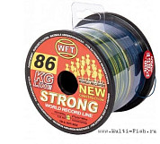 Леска плетеная WFT KG STRONG Multicolor 250м, 0,52мм, 86кг