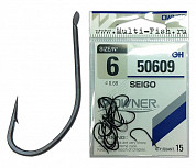 Крючки OWNER 50609 Seigo black №3/0 7шт.