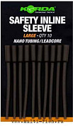 Конус силиконовый KORDA Safety Inline Sleeve Nano Tubing leadcore 10шт., размер L