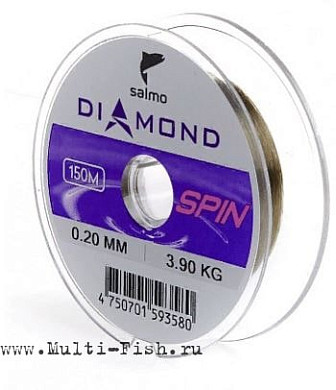 Леска монофильная Salmo Diamond SPIN 150м, диаметр 0,27мм