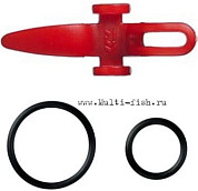 Держатель крючка DAIWA LURE HOOK HOLDER RED