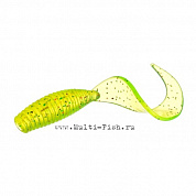 Твистер Flagman Moon 2" lime chartreuse 12pc garlic