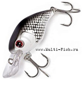 Воблер на форель белый Quantum Magic Trout c одинарным крючком плавающий заглубление 0,2м 1,1гр 2,7см