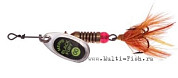 Блесна вращающаяся MEPPS Black Fury Mouche Orange №00, 1,5гр., цвет AG