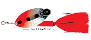 Блесна вращающаяся MEPPS Lusox Fluo №2, 16гр., цвет AG/red  блистер