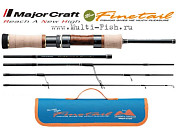 Спиннинг пятичастный Major Craft FineTail FTX-46/505UL 1,37м/1,52м, тест 1-8гр.