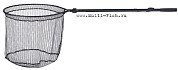 Подсачник BALZER быстроразборный 2,25м, 50см.