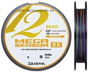 Шнур плетеный PE DAIWA MEGASENSOR 12EX +SI 5Colors 12BRAID 150м, 0,235мм, 16,2кг