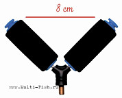 Ролик откатной малый RULLO A "V"  8cm.