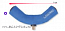 Подставка для удилищ COLMIC EVA ROD REST: 9см "U" SHAPE