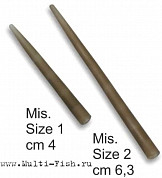 Мягкая трубочка противозакручиватель/защита узла для поводка STONFO size2 6,3см, 12шт.