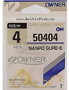 Крючки OWNER 50404 Nanpo Gure-S gold №1, 5шт.