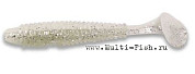 Силиконовая приманка HERAKLES VIBER SHAD 3'' (White Silver)