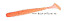Виброхвост Azura Longer 2" Orange Carrot, длина 5см, 12шт.