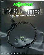 Поводковый материал KORDA Dark Matter Drop Off Inline Weedy 30см, 13,6кг, 30lb
