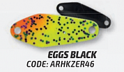 Блесна колеблющееся ZERO6 0,6g (Eggs Black)