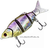 Воблер HERAKLES REAL Shad 80 (Sunny) составной swim bait,тонущий 10гр, до1,0м