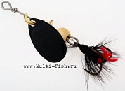 Блесна вращающаяся MEPPS Aglia Mouche Noire №0, 2,5гр., цвет NR