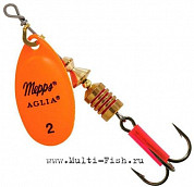 Блесна вращающаяся Mepps Aglia Flue Orange (цвет оранжевый) №3 в блистере
