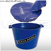 Пластиковое ведро для прикормки COLMIC MASTELLO 25л + мягкая крышка
